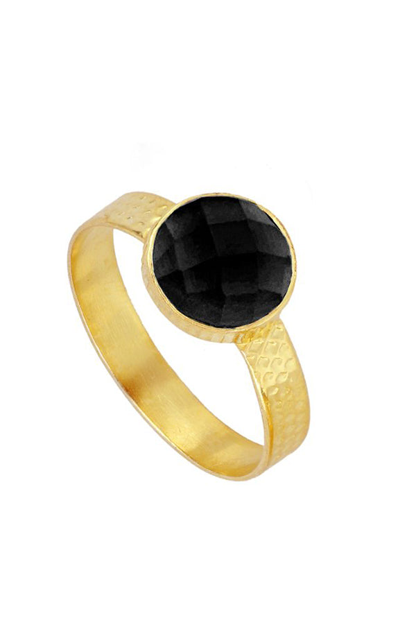Espinela Round Ring | Black Book Fashion